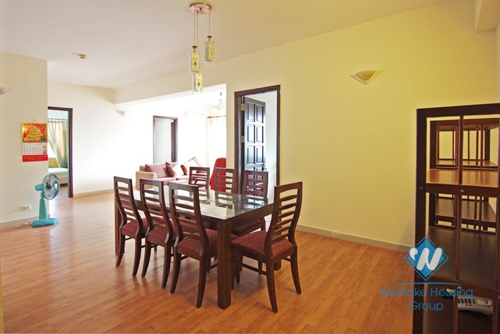 Nice apartment with a view of Westlake for rent in Ciputra